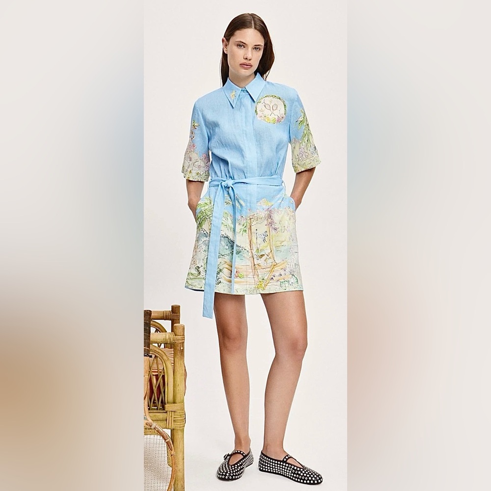 Alemais Anouk Mini Dress size 2 NWT MSRP $470